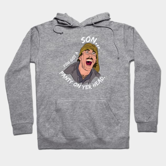 Raising Arizona - Panty on Yer Head Hoodie by Kinowheel